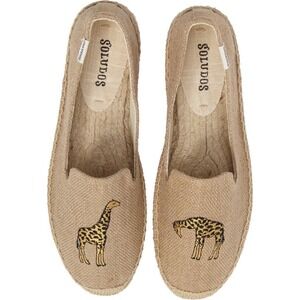 SOLUDOS Giraffe Espadrille Flat, Women's Size 8.5